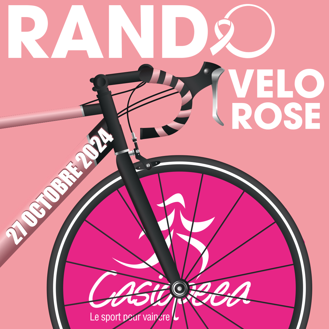 2ème édition de la Rando Vélo Rose de Casiopeea : 50 km pour pédaler contre le cancer du sein pour Octobre Rose